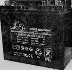 Герметичная необслуживаемая свинцовые батарея AGM-технологии Leoch DJW 12-18