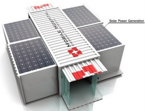 Mobile Hospital - полевой лазарет на солнечных батареях
