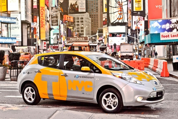 Служба такси Нью-Йорка запускает пилотную программку по вводу в эксплуатацию электромобилей