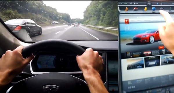 Тест-драйв электромобиля Tesla Model S очами водителя