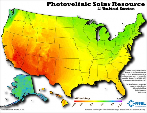 В 2014 году США станут третьим в мире по величине рынком солнечной энергетики