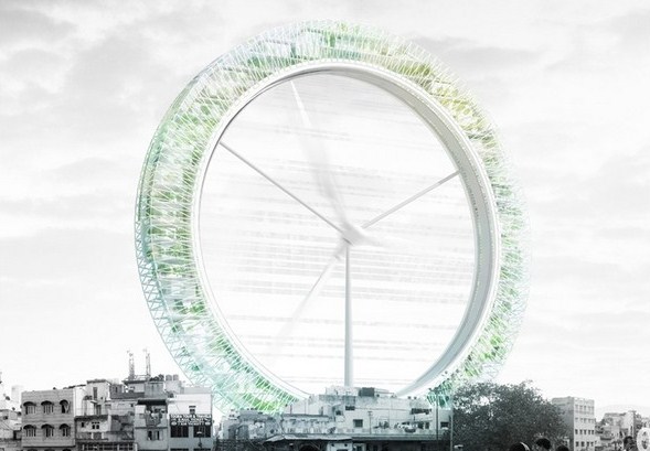 В Нью-Дели появится небоскреб-турбина